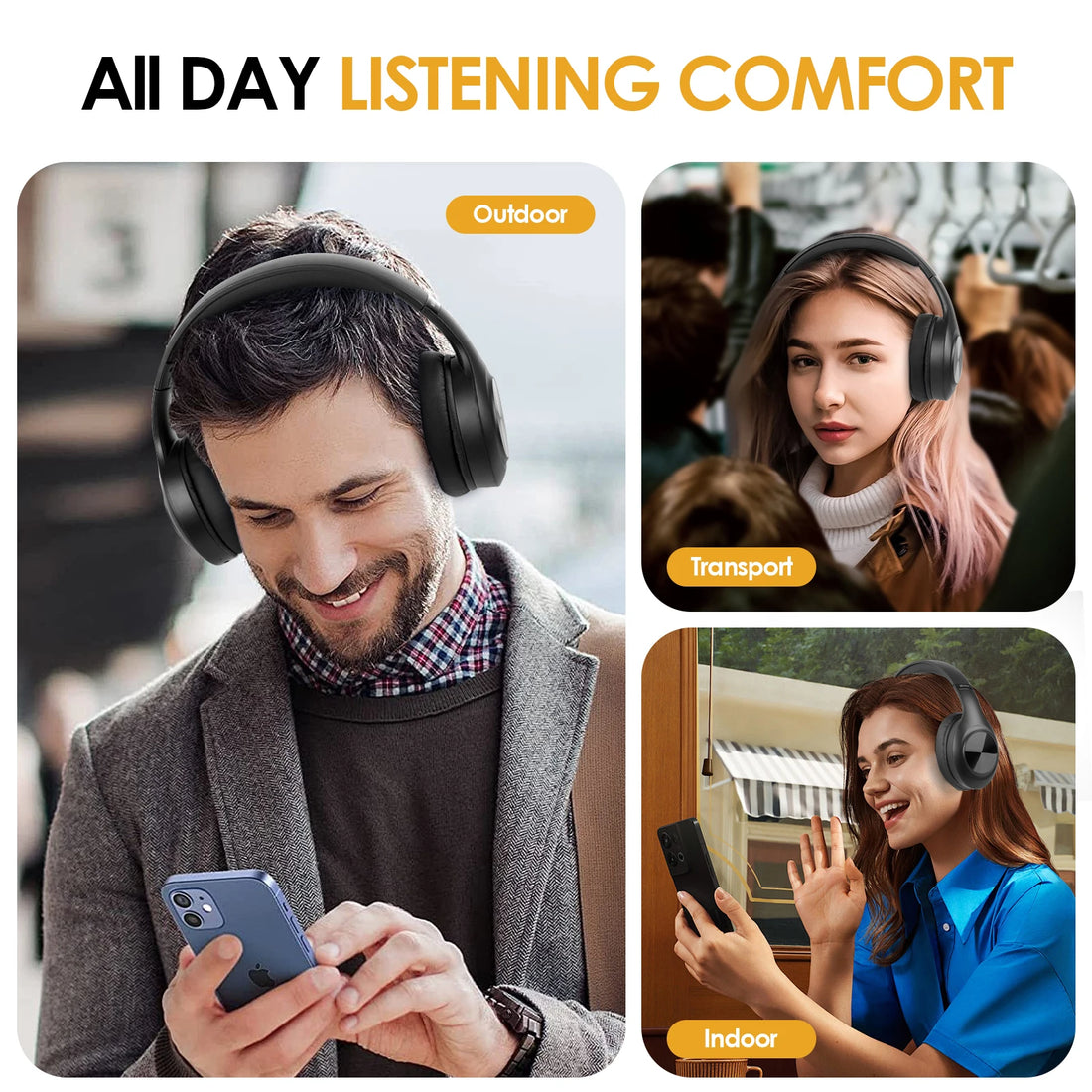 Siindoo Foldable Wireless Headsets 4 Colors Over Ear Bluetooth