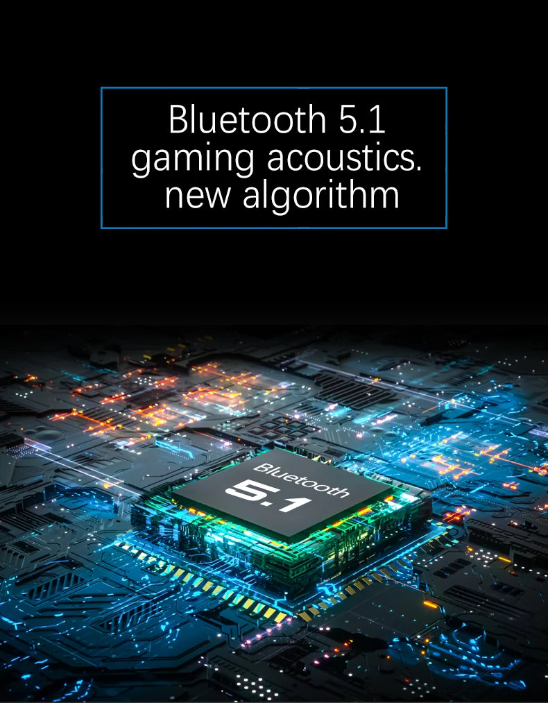 Bluetooth Headphone Headset V5.1 Foldable Wireless Earphone