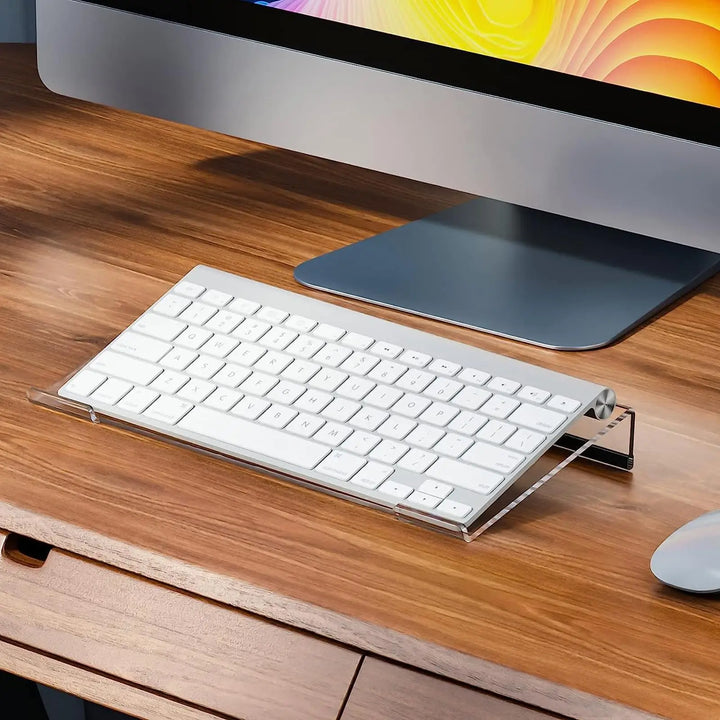 Acrylic PC Keyboard Display TrayTilted Keyboard Holder Clear Game