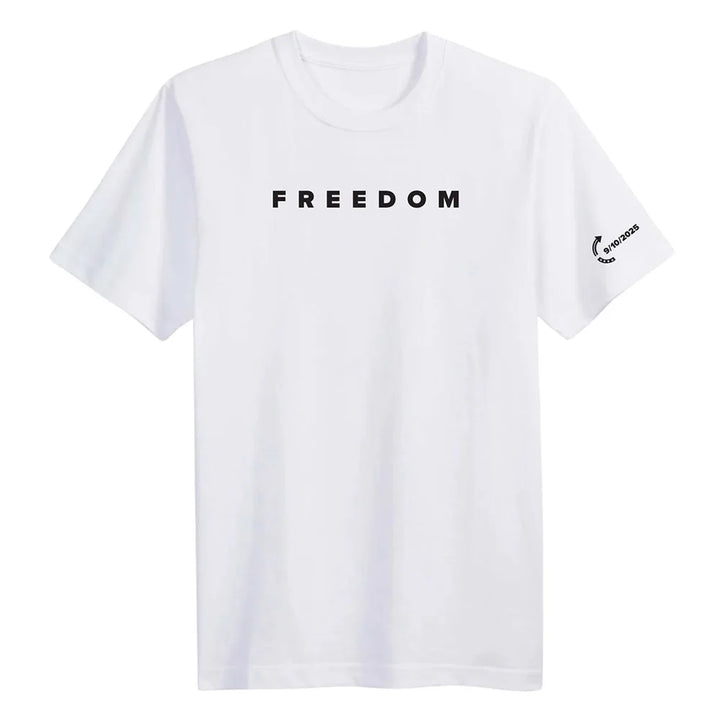 Freedom Tee Fashion American Charlie Kirk T-shirt Cotton Loose