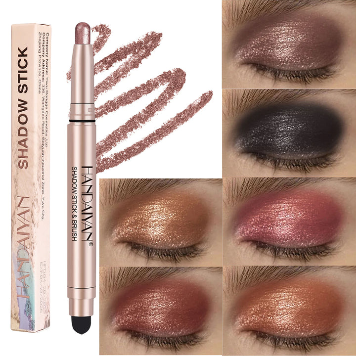 Double-head Eyeshadow Stick Diamond Shimmer Highlighter Pencil