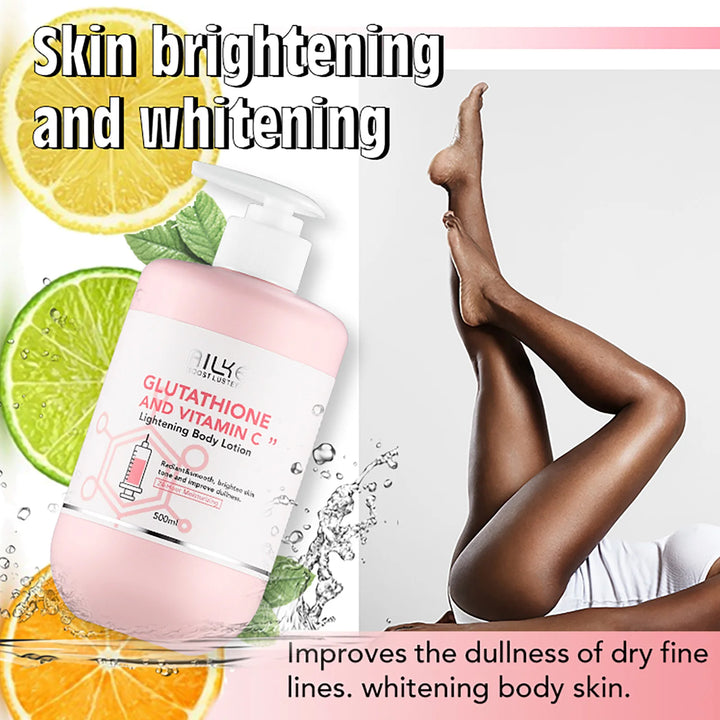 AILKE Whitening Skin Care Set, With Glutathion Vitamin C, Brighter Smoother