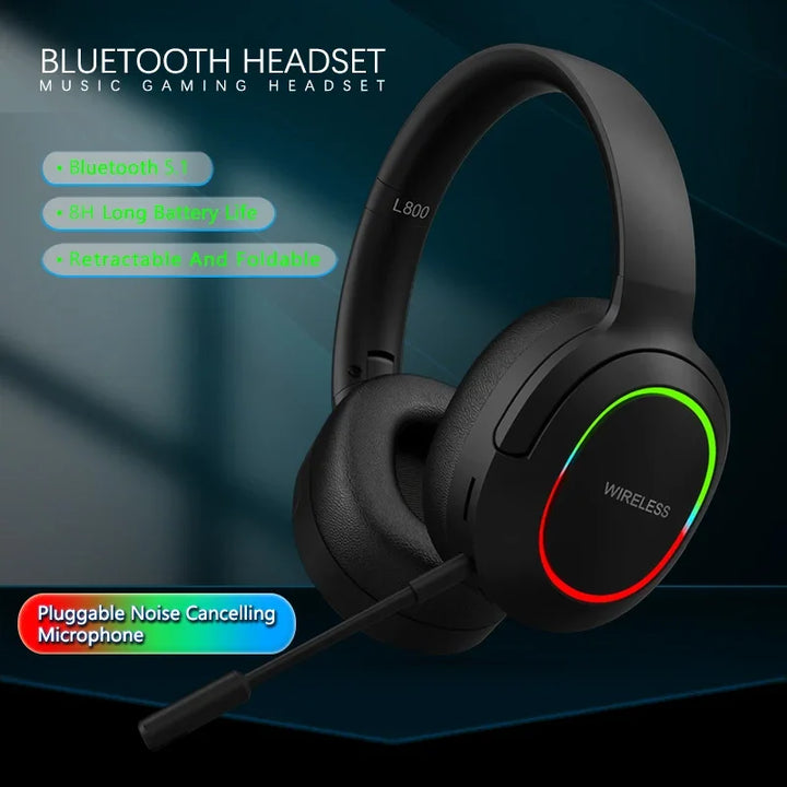 Bluetooth Headphone Headset V5.1 Foldable Wireless Earphone
